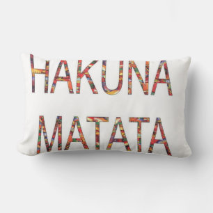 Cojín Lumbar Hakuna Matata Sin Problemas