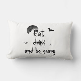 Cojín Lumbar Halloween - Come, bebe y da miedo