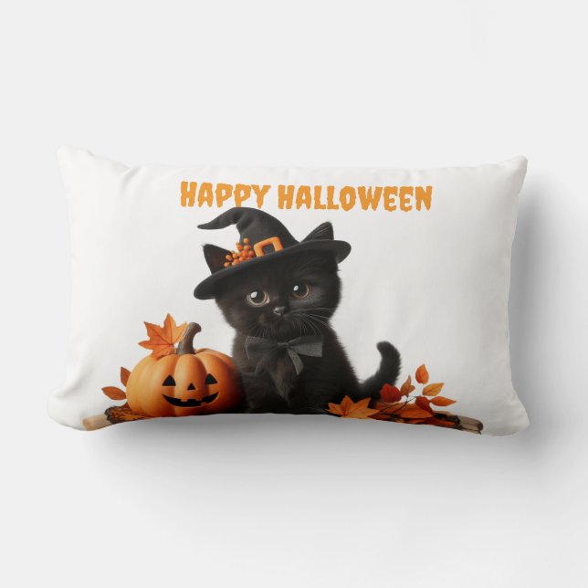 Cojín Lumbar Halloween Himo White (Anverso)