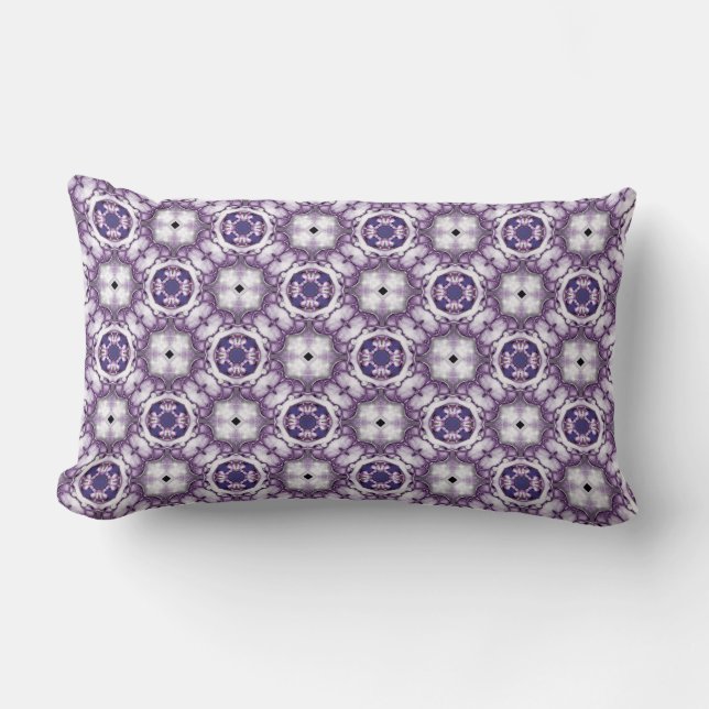 Cojín Lumbar Halo de lavanda (Anverso)