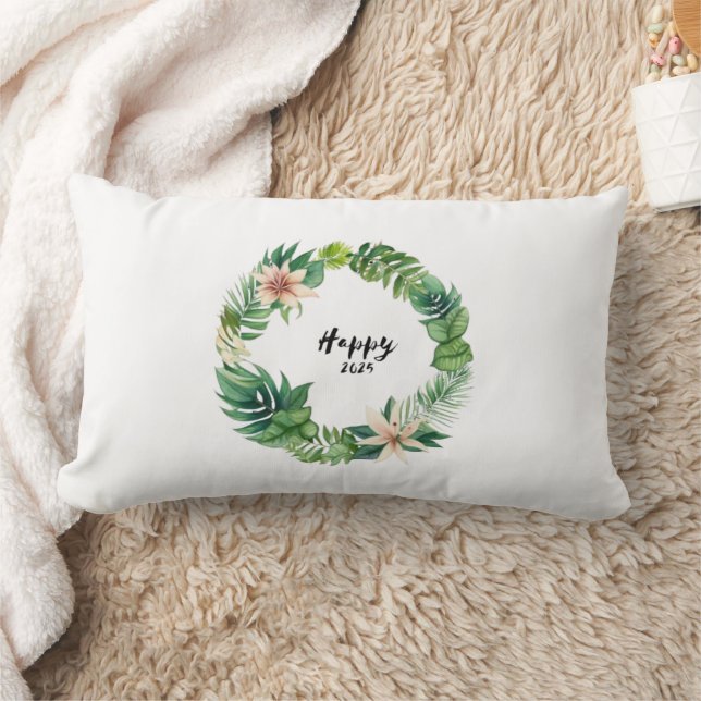 Cojín Lumbar Happy2025Wreath (Manta)