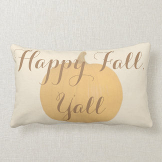 Cojín Lumbar Happy Fall, Rustic Calabaza Pillow
