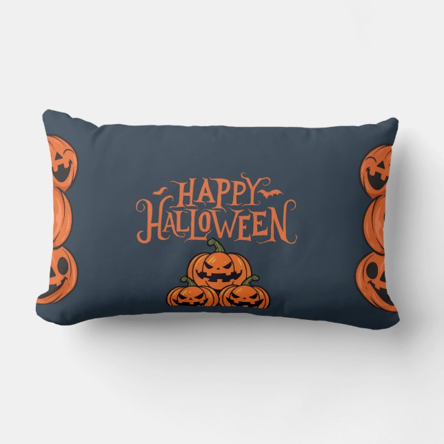 COJÍN LUMBAR HAPPY HALLOWEEN PUMPKIN (Anverso)
