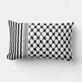Cojín Lumbar Hatta Keffiyeh Kufiya Folk Palestino (Patrón 2)