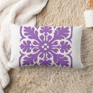 Cojín Lumbar Hawaii Quilt Royal Purple Island Hawái