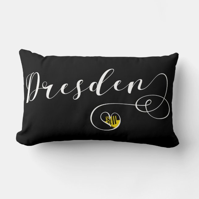 Cojín Lumbar Heart Dresden, Sajonia, Alemania (Anverso)