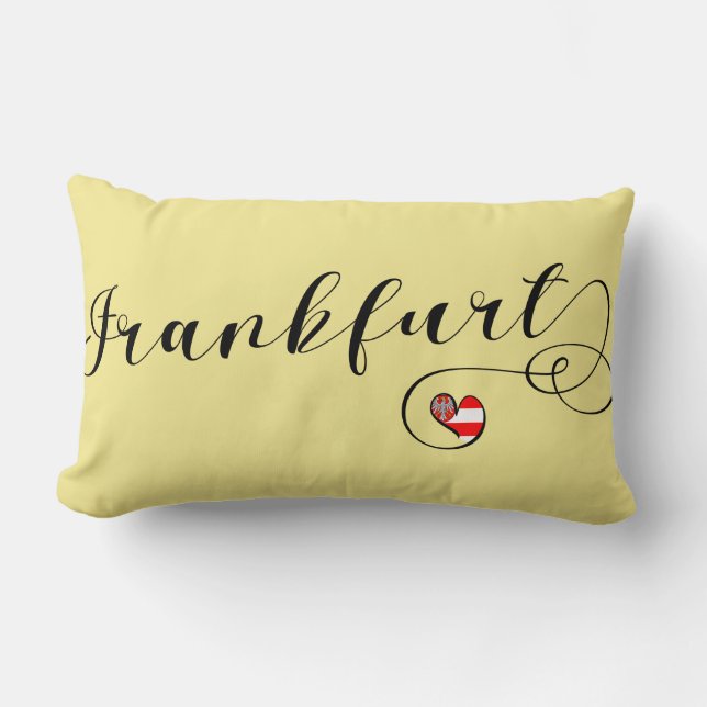 Cojín Lumbar Heart Frankfurt, Hesse, Alemania (Anverso)