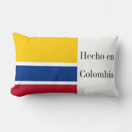 Cojín Lumbar Hecho en Colombia Bandera