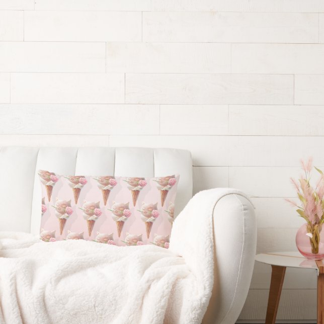 Cojín Lumbar Helado Kitty - Rosy & Dreamy (Sofá)
