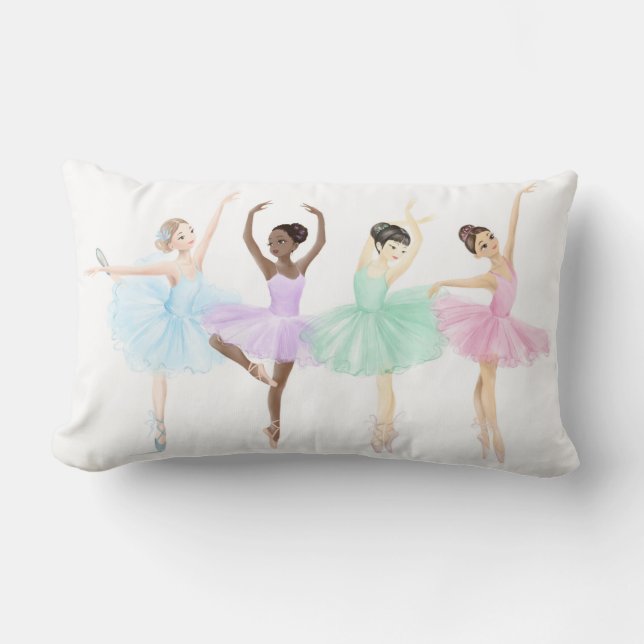 Cojín Lumbar Hermosa Ballerinas Cushion (Anverso)