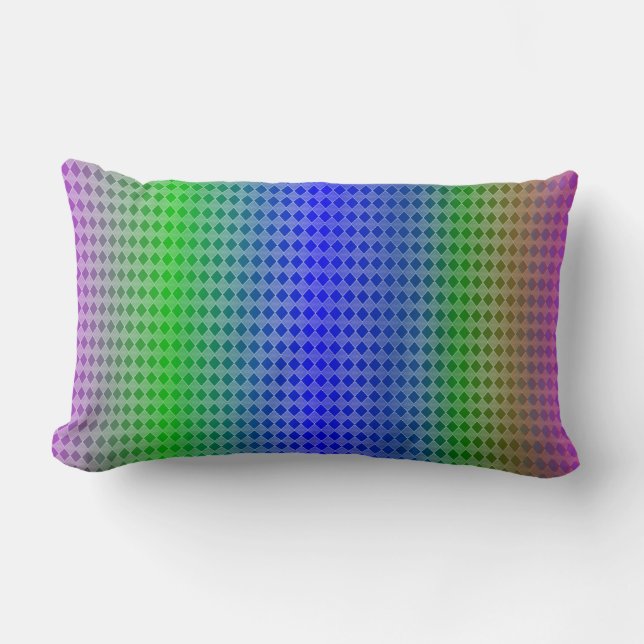 Cojín Lumbar Hermoso Personalizado Pastel Pillow (Anverso)