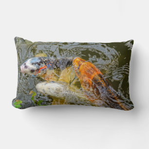 Cojín Lumbar Hermosos grandes peces Koi