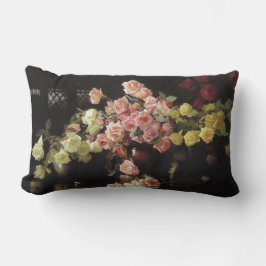 Cojín Lumbar Hermosos Rosas (por Joseph DeCamp)