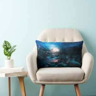 Cojín Lumbar Hielo y nieve   Glaciar Mendenhall, Juneau, Alaska