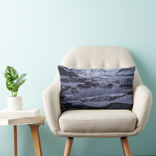 Cojín Lumbar Hielo y nieve Glaciar Sólheimajökull, Islandia