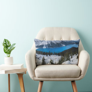 Cojín Lumbar Hielo y nieve Lago Peyto, Rockies Canadienses