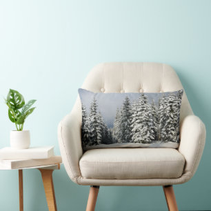 Cojín Lumbar Hielo y nieve   Pine Woodland, Austria
