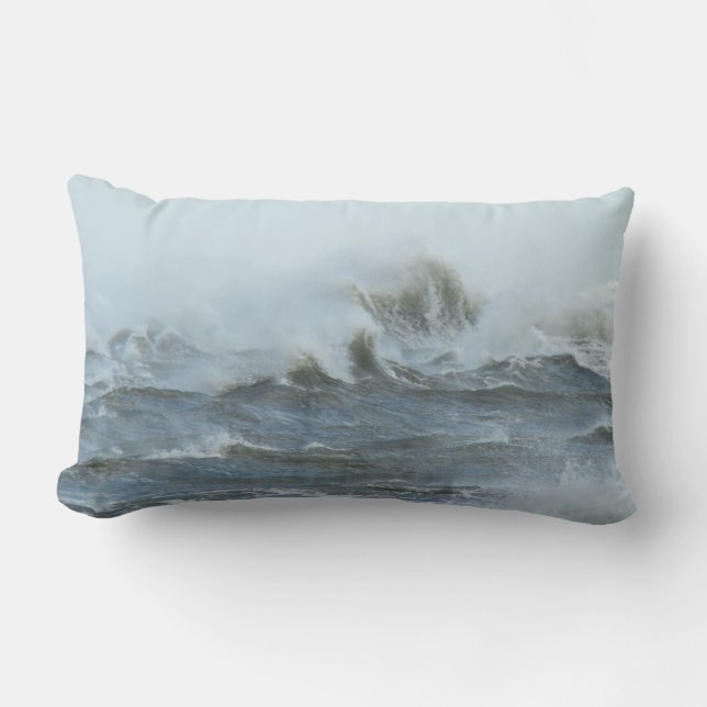 Cojín Lumbar High Surf - Outer Banks North Carolina (Anverso)