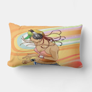 Cojín Lumbar Hip Hop Chica Pillow