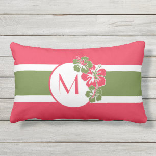 Cojín Lumbar Hisbiscus Hawai Pink Hot, Sit, Rest