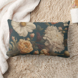 Cojín Lumbar Hogar floral y vivir