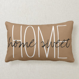 Cojín Lumbar Hogar Sweet Home Brown