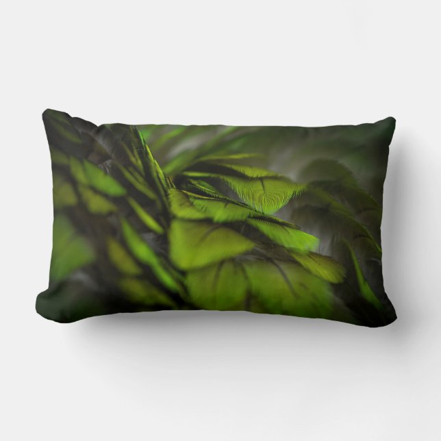 Cojín Lumbar Hoja verde (Anverso)