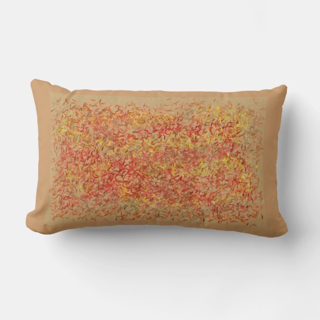 Cojín Lumbar Hojas de otoño (Anverso)