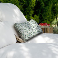 Hojas de patrón verdes