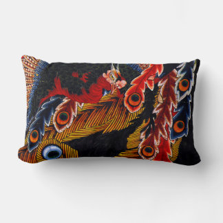 Cojín Lumbar Hokusai art pheonix