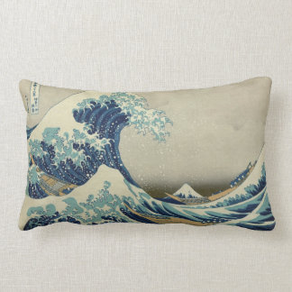 Cojín Lumbar Hokusai: Gran onda de Kanagawa