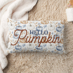 Cojín Lumbar Hola Calabaza Calabaza Otoño Pillow