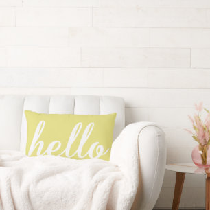 Cojín Lumbar Hola Cuidar cualquier color