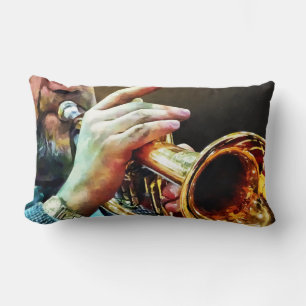 Cojín Lumbar Hombre jugando a la trompeta