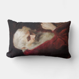 Cojín Lumbar Hombre mayor en un abrigo rojo (Santa Claus) (Navi