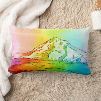 Cojín Lumbar Hood de montaje en color de agua arcoiris
