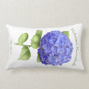 Cojín Lumbar Hortensia Azul