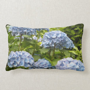 Cojín Lumbar Hortensias Azules Profundas