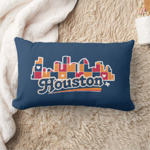 Cojín Lumbar Houston Skyline Patchwork navy