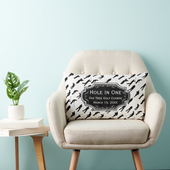 Cojín Lumbar Hoyo Personalizado En El Lodge De Un Hombre De Cav (Silla)
