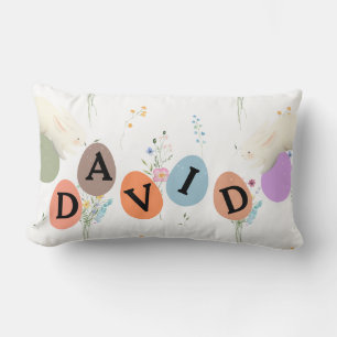 Cojín Lumbar Huevos de Pascua Personalizados