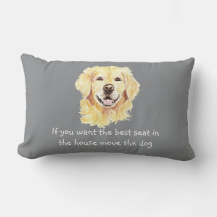 Cojín Lumbar Humor Mejor Asiento en casa Perro Mascota Animal