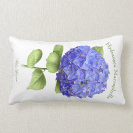 Cojín Lumbar Hydrangea azul