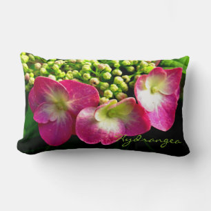 Cojín Lumbar Hydrangea rosa Triplets Lumbar Pillow