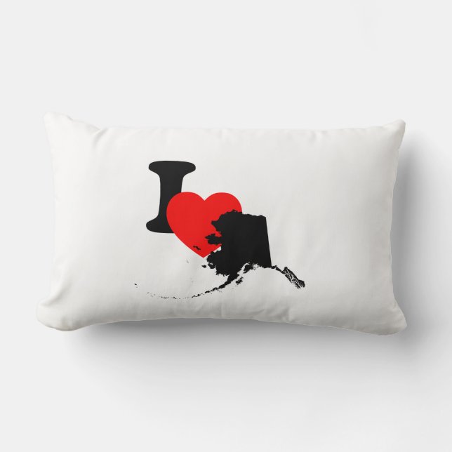 Cojín Lumbar I corazón Alaska (Anverso)