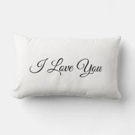 Cojín Lumbar I Love You Coussin décoratif