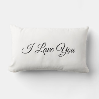 Cojín Lumbar I Love You Coussin décoratif