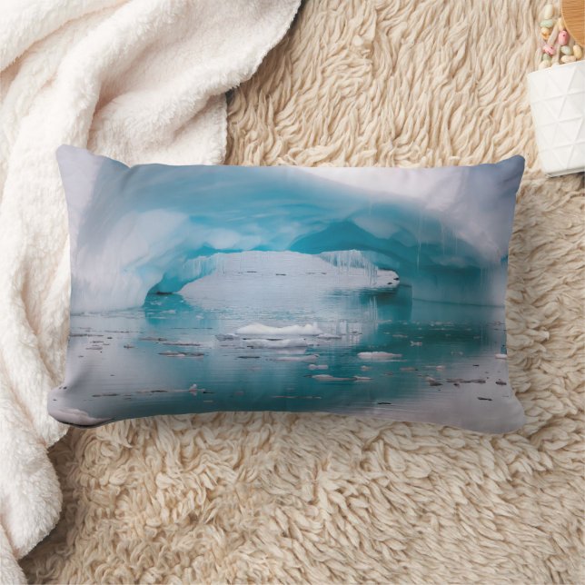 Cojín Lumbar Iceberg de Arco Abierto | Antártida (Manta)