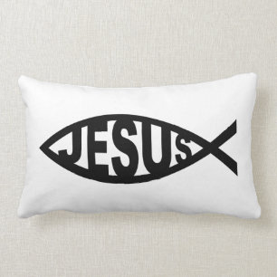 Cojín Lumbar iglesia chistian del símbolo de la religión de l