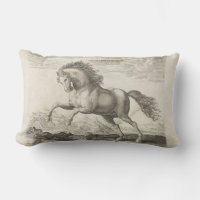 Ilustración de caballo vintage elegante ecuestre